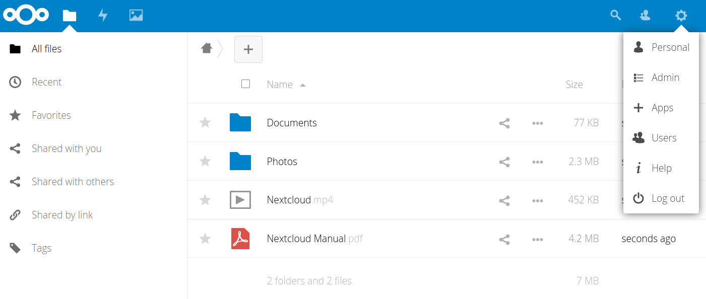 nextcloud 12